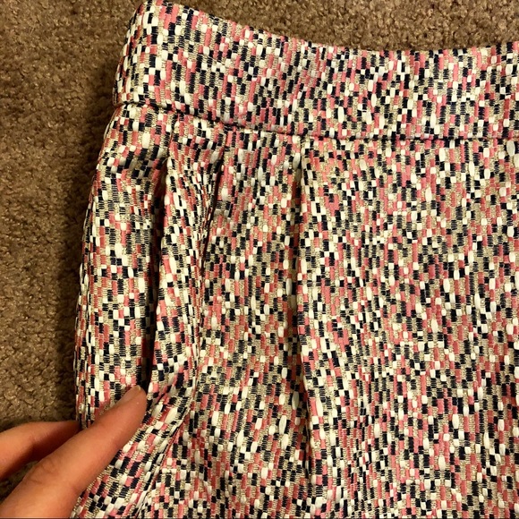 J Crew Multi-Colored Jacquard Mini Skirt, size 0 - Picture 5 of 8